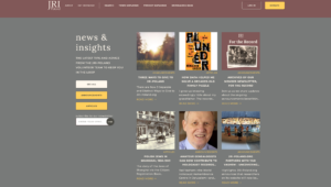 A number of tiles representing news articles
